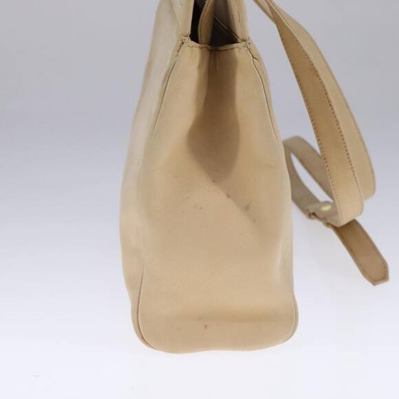 CELINE Shoulder Bag Leather Beige - Picture 4 of 12